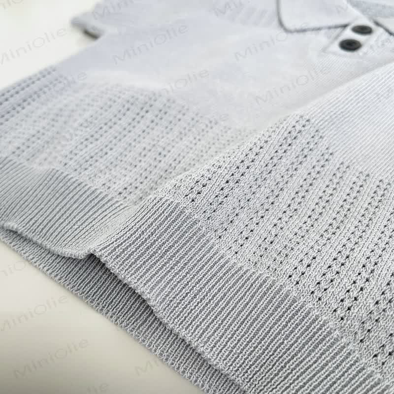 Completo da bambino composto da polo e pantaloni in maglia traspirante. - image 7