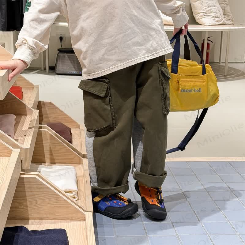 Pantaloni da lavoro per neonati e bambini piccoli, tinta unita - image 6