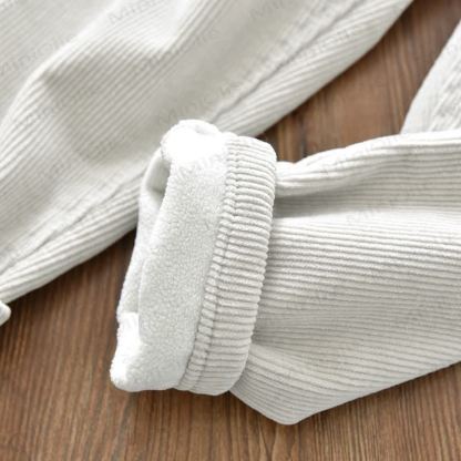 Pantaloni in velluto a coste elasticizzato per bambine - image 12