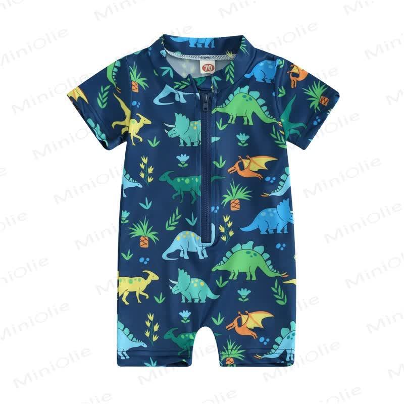 Costume da bagno boxer a forma di squalo per neonato e bambino - Diosauro - 3-5T - image 3
