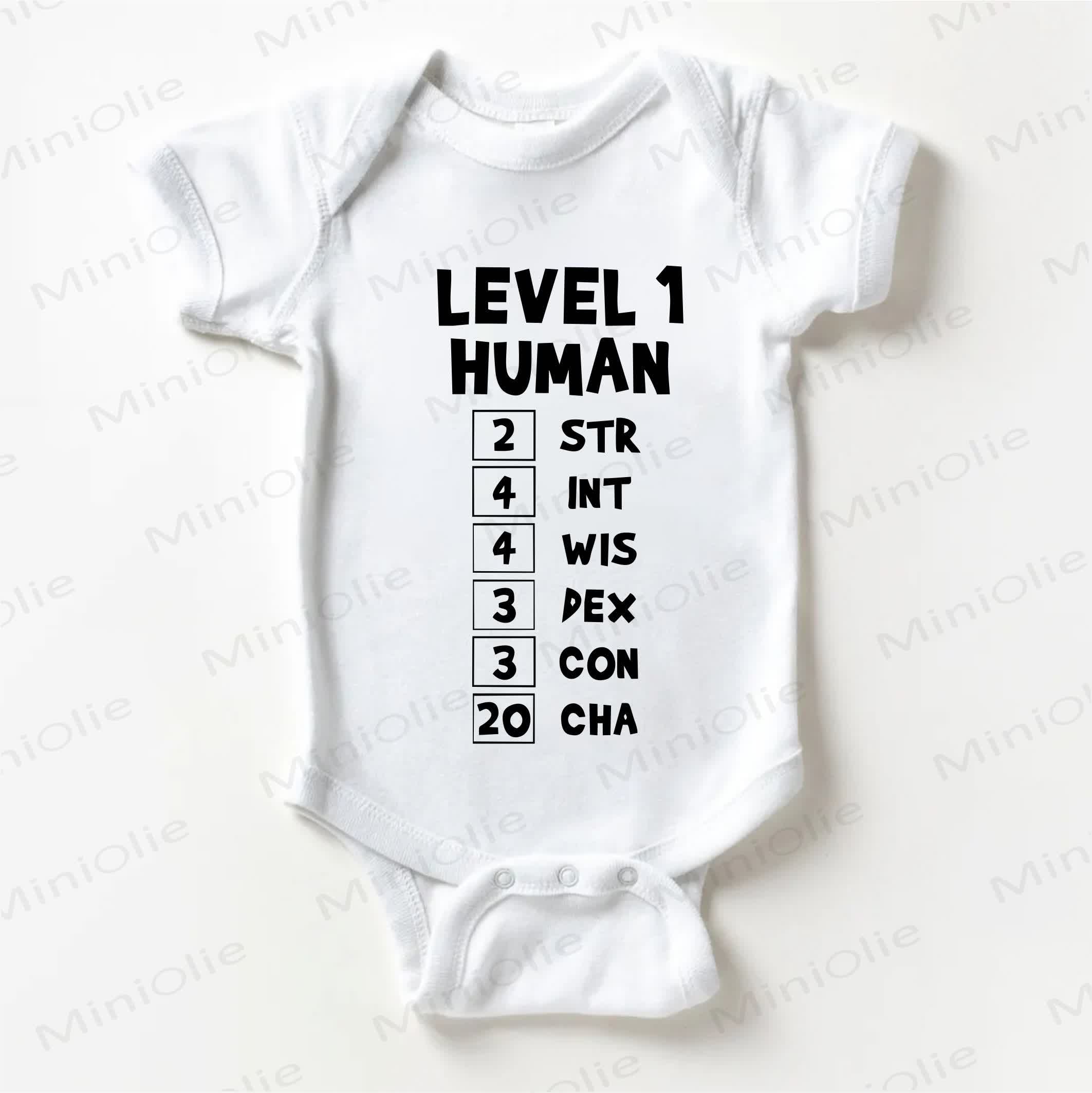 Body bianco per neonati LEVEL 1 HUMAN - Bianco - 18-24 mesi - image 1