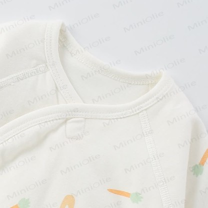 Tutina trapuntata per neonato con coniglietto carino - image 5