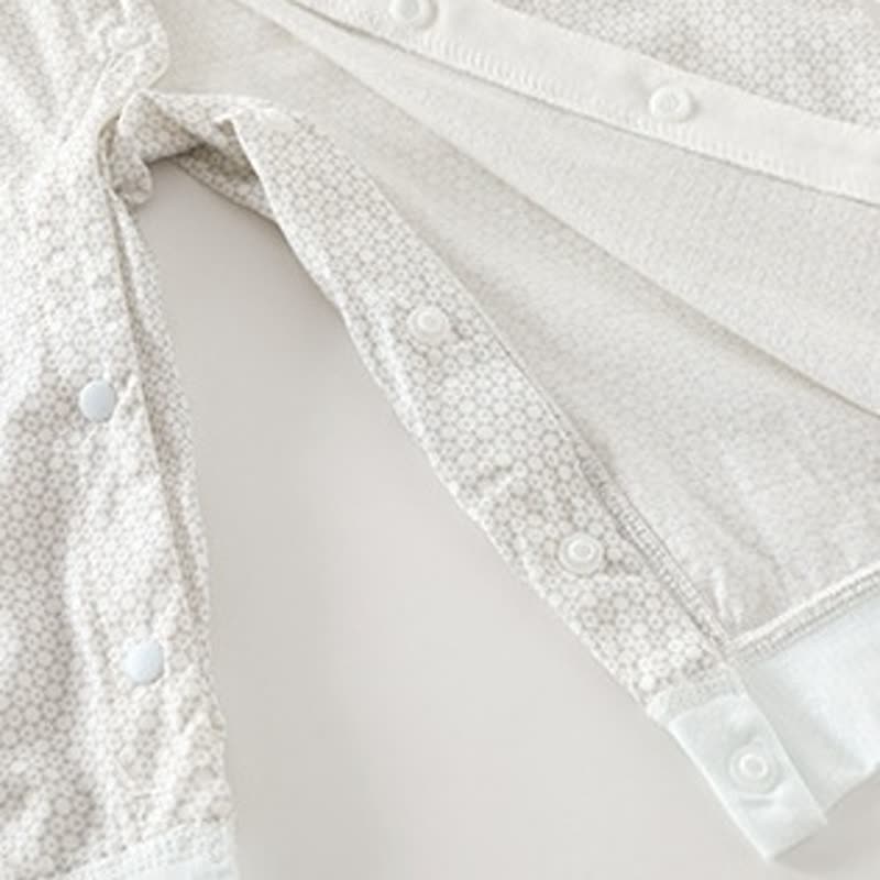 Tutina morbida per neonato con orsetto bianco/blu - image 5