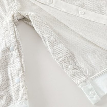 Tutina morbida per neonato con orsetto bianco/blu - image 5