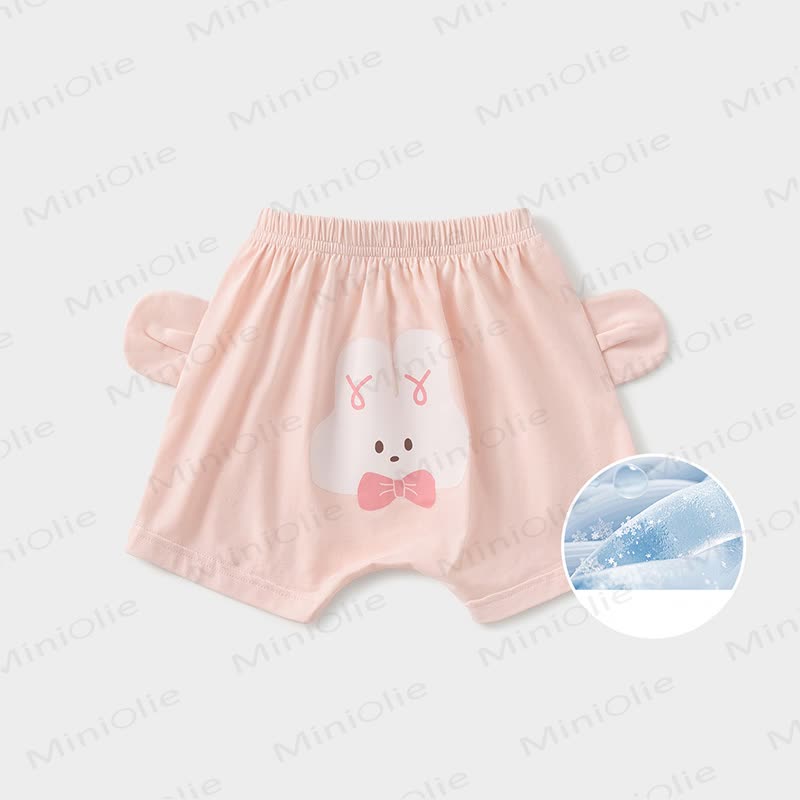 Pantaloncini con stampa di orsetto in stile cartone animato - Rosa - 3-4 anni - image 4