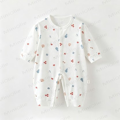 Tutina a maniche lunghe con stampa di frutta per bambini - Verdure bianche - 18-24 mesi - image 3