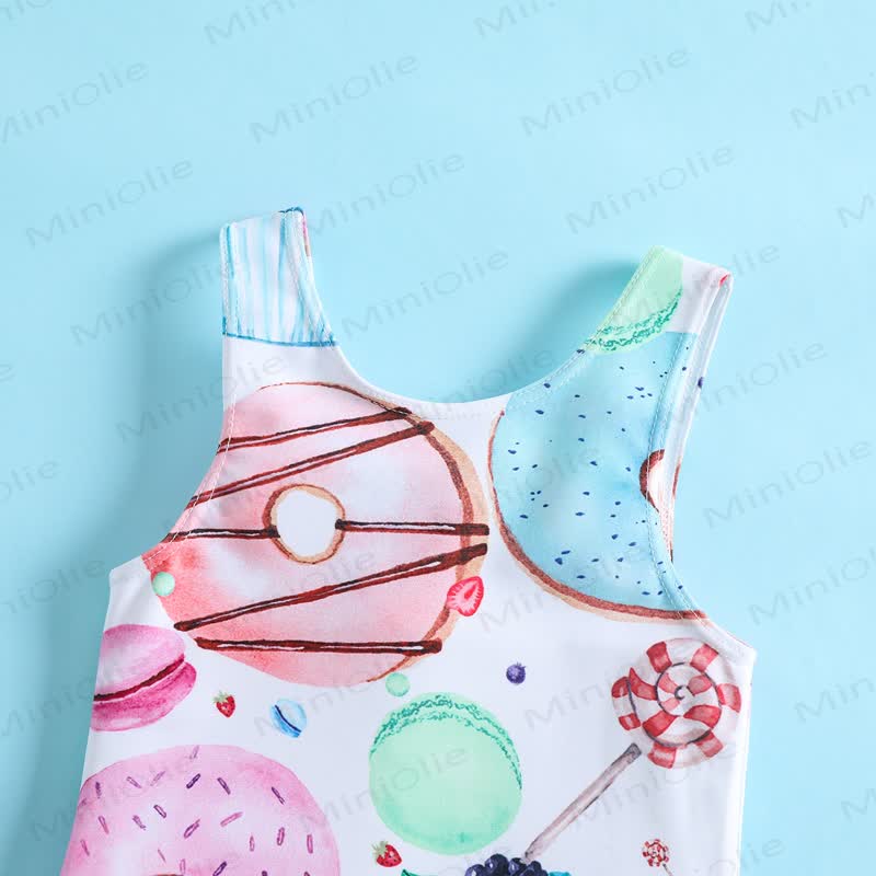 Costume da bagno intero a forma di ciambella per neonati e bambini - image 3