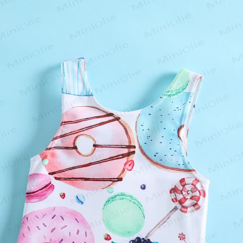 Costume da bagno intero a forma di ciambella per neonati e bambini - image 3