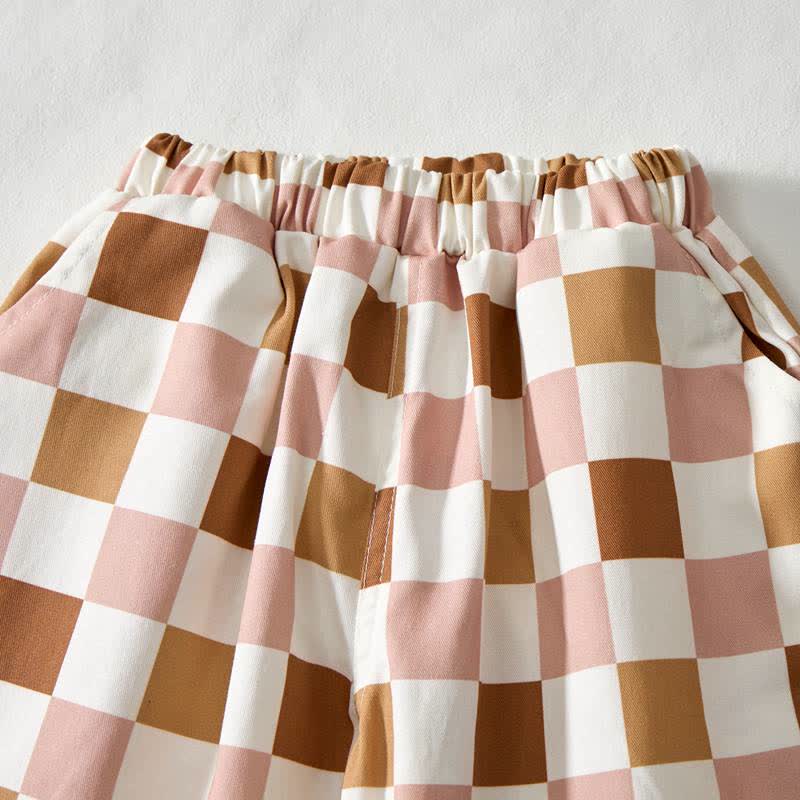Pantaloni da neonato con stampa a scacchiera - image 6