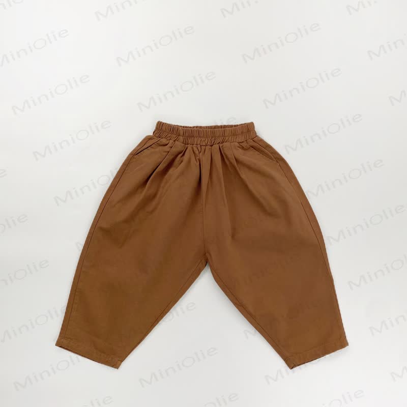 Pantaloni tinta unita per bambini - Cammello - 6-7,5T - image 4