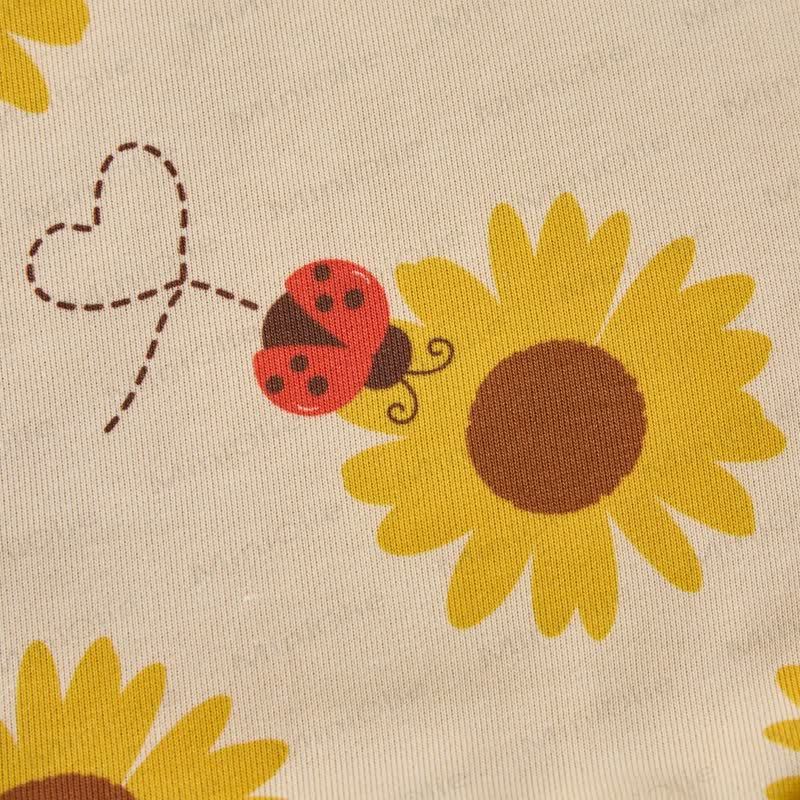 Set da 2 pezzi Baby Toddle Girasole Cuore Albicocca - image 5