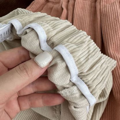 Pantaloni larghi in velluto a coste per bambini - image 8