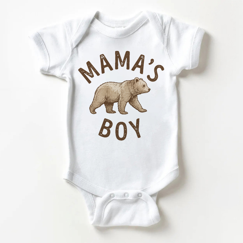 Body bianco "Mamma's Boy" con orsetto - Bianco - 18-24 mesi - image 1
