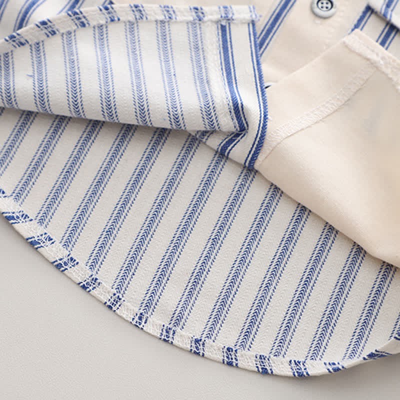 Completo in denim 3 pezzi per bambini con orsetto HUMAN MADE - image 13