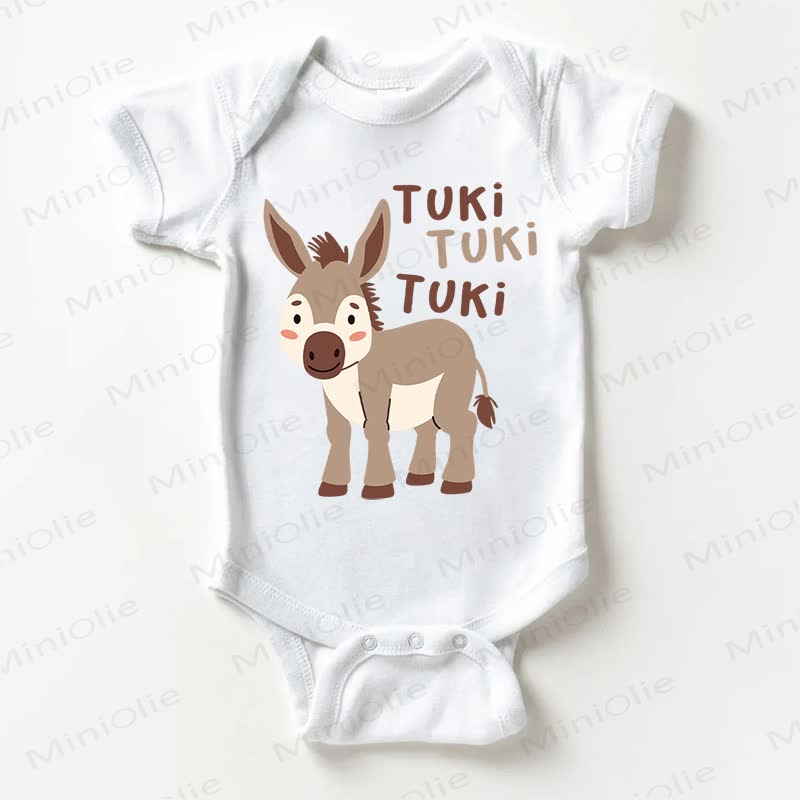 TUKI TUKI TUKI Body bianco da neonato - Bianco - 18-24 mesi - image 1