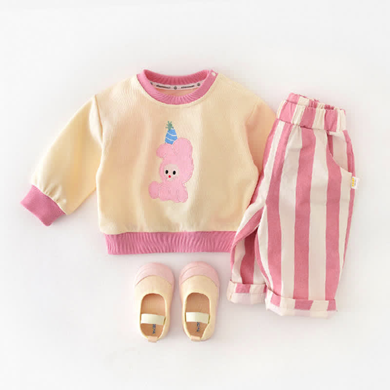 Pantaloni casual a righe verticali Baby Design - image 11