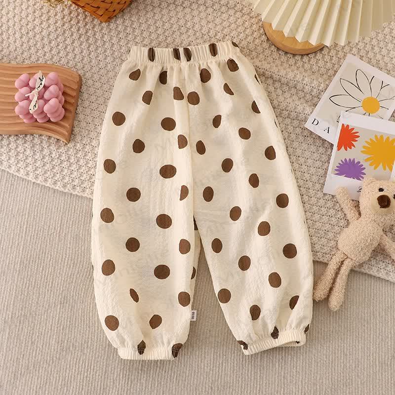 Pantaloni per bambini piccoli con fragole, fiori e pois e animali - Punti - 12-13T - image 4