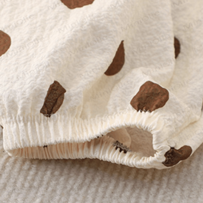 Pantaloni per bambini piccoli con fragole, fiori e pois e animali - image 6