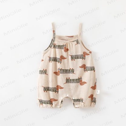 Tutina per neonato con stampa animalier - Marrone - 3-4 anni - image 6