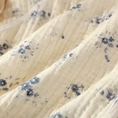 Tutina kimono beige con motivo orchidea e margherita per bambina - image 23