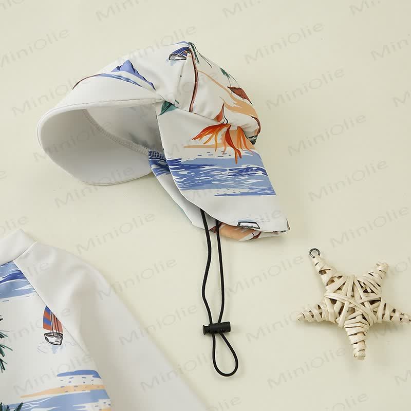 Costume da bagno per bambini piccoli con cappello e dinosauro squalo - image 22