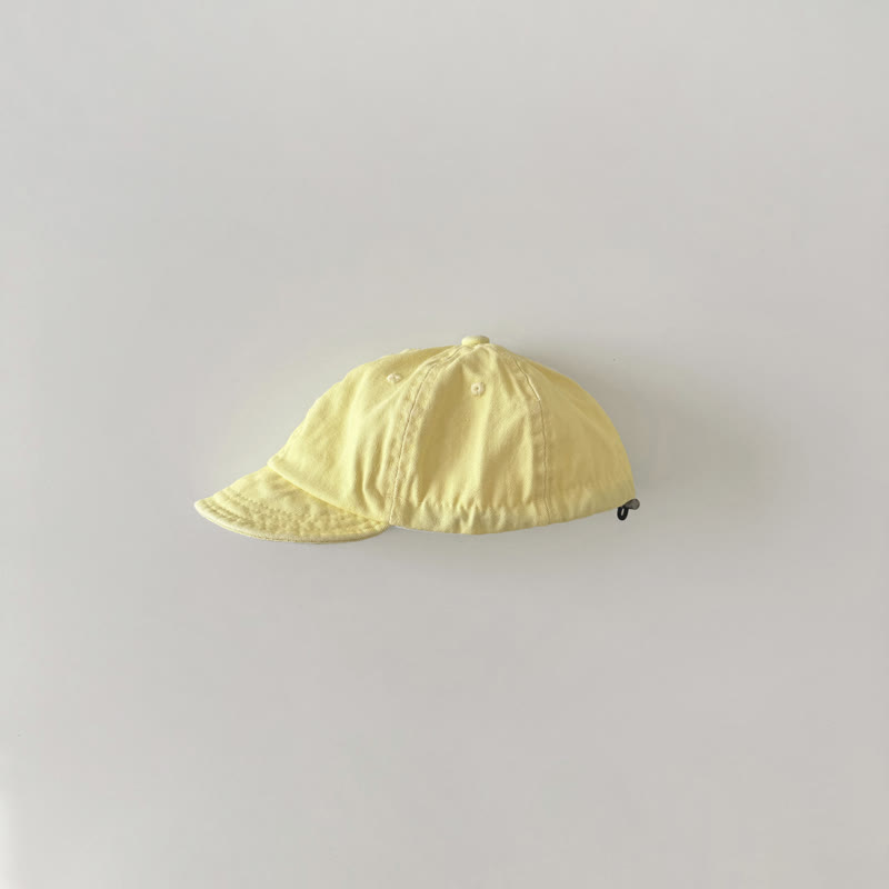 Berretto con visiera lavato per bambini piccoli - Giallo - 6M-3T - image 12