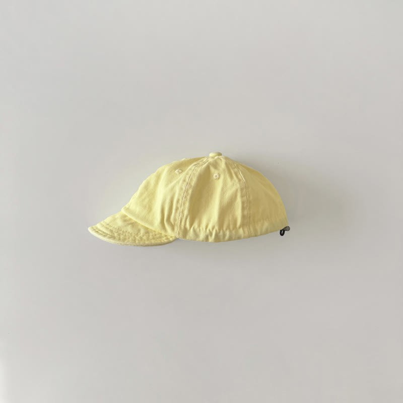 Berretto con visiera lavato per bambini piccoli - Giallo - 6M-3T - image 12