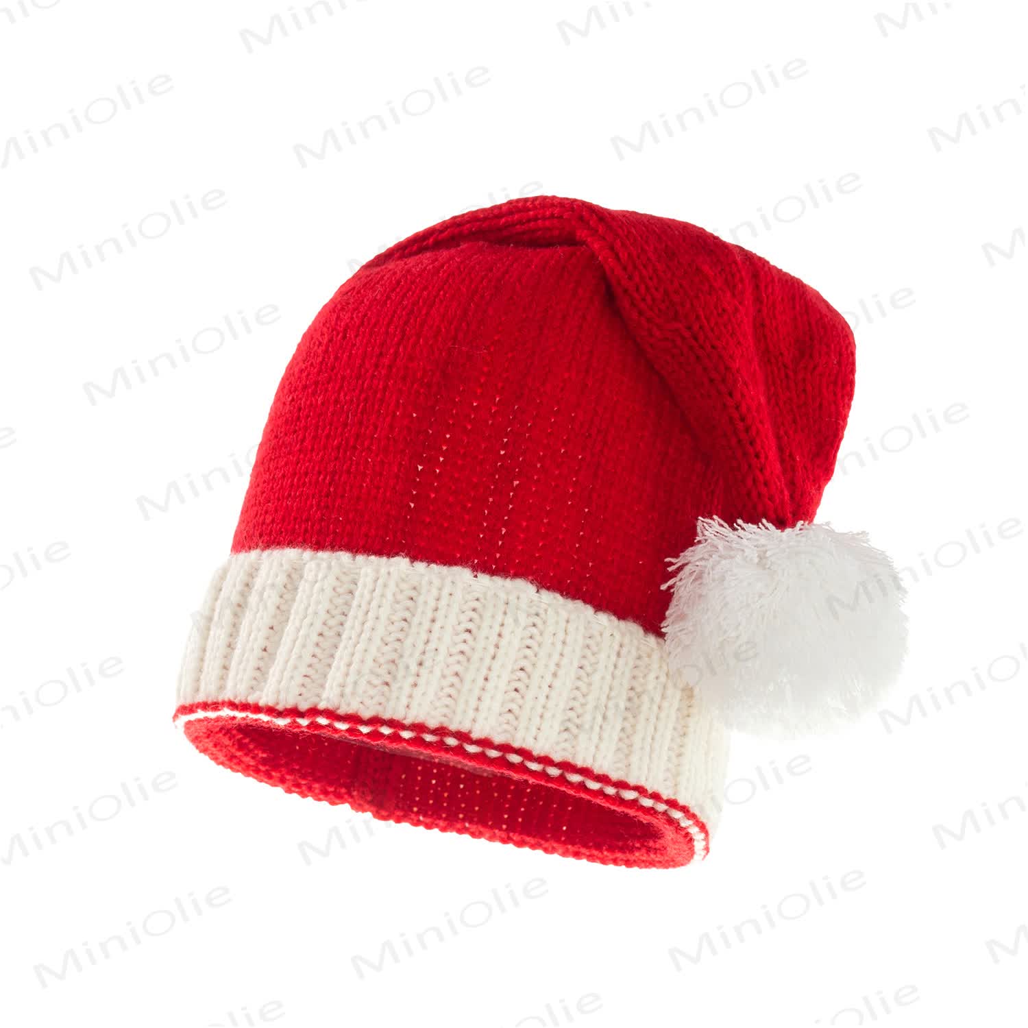 Berretto caldo lavorato a maglia rosso per Natale - image 13