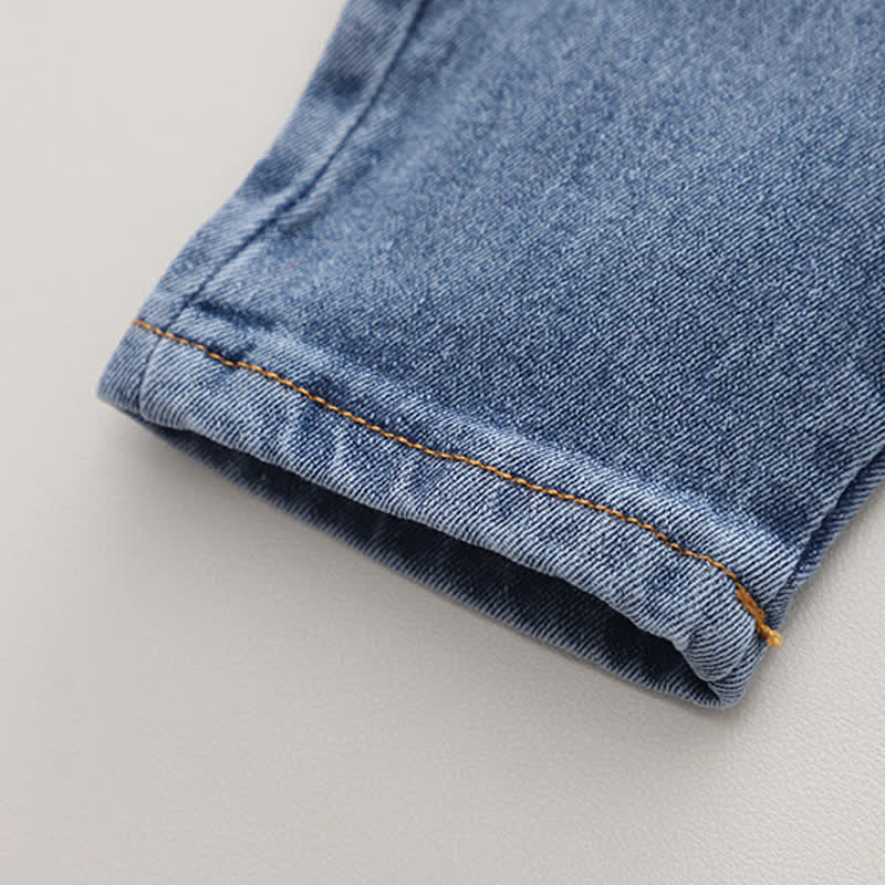Completo in denim 3 pezzi per bambini con orsetto HUMAN MADE - image 23