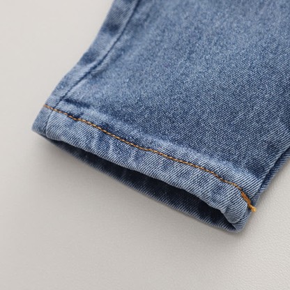 Completo in denim 3 pezzi per bambini con orsetto HUMAN MADE - image 23