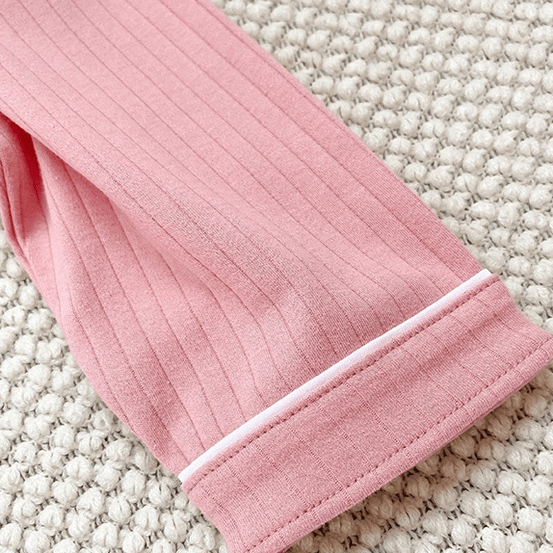 Set pigiama semplice con tasca, 2 pezzi per bambini - image 10