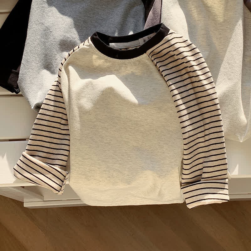 Maglietta base raglan a contrasto per bambini - image 8