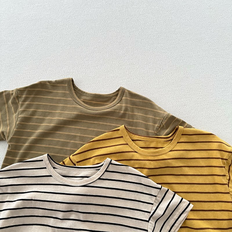 Maglietta casual a righe per bambini - image 5