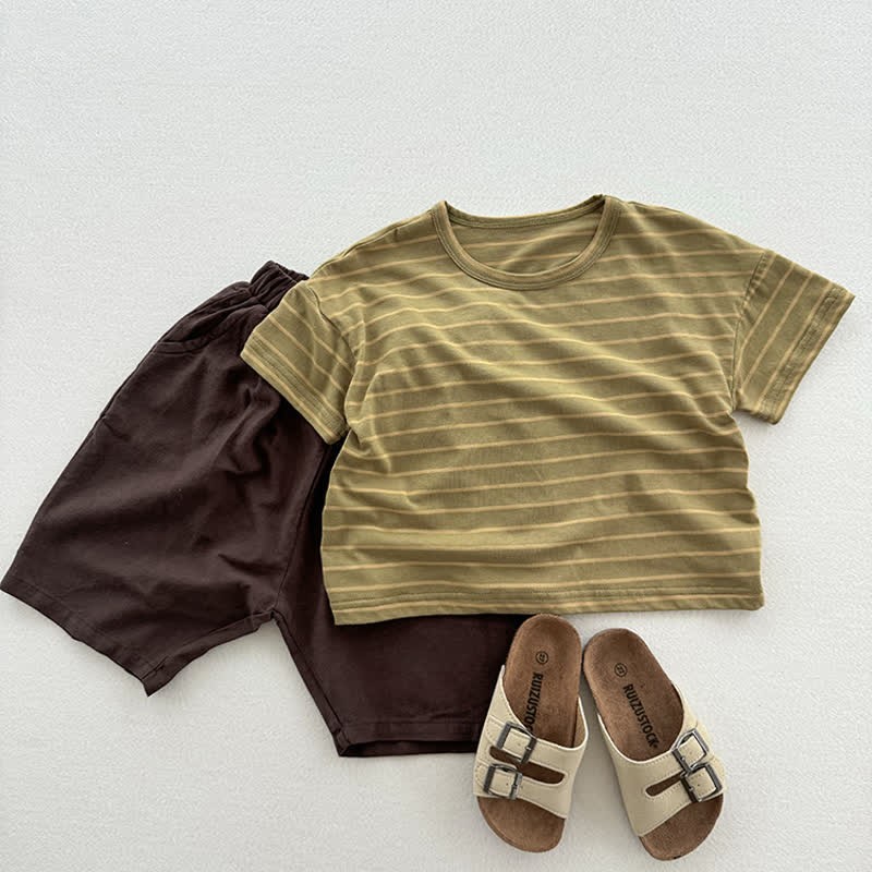 Maglietta casual a righe per bambini - image 13