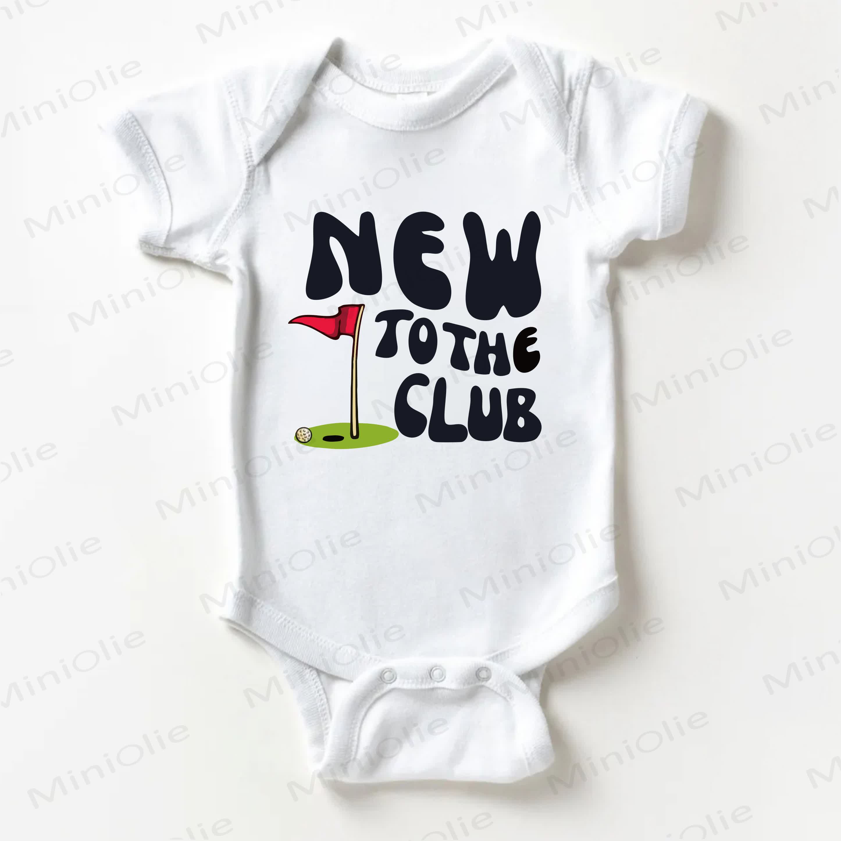 NUOVO NEL CLUB Body bianco per neonati con stampa di spille da golf - Bianco - 18-24 mesi - image 1