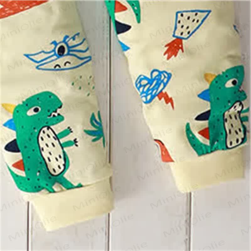 Pigiama a girocollo per neonati e bambini piccoli Dino - image 4