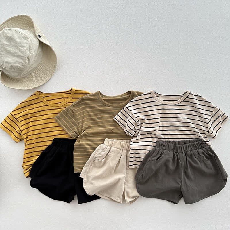 Maglietta casual a righe per bambini - image 6