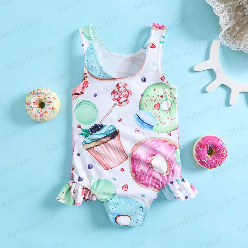 Costume da bagno intero a forma di ciambella per neonati e bambini - image 2