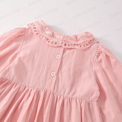 Vestito dolce con fiocco di fragole e coniglietto per bambini - image 6