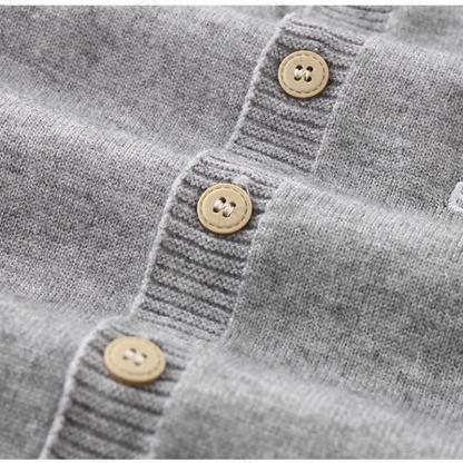 Tutina lavorata a maglia con orsetto per neonati - image 5