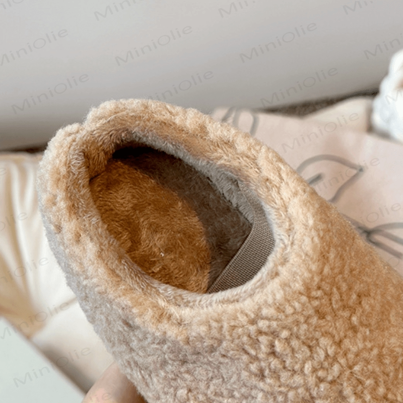 Sandali di peluche con pantofola pelosa per bambini - image 6