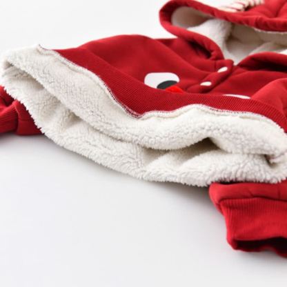 Felpa con cappuccio in pile con stampa occhi rossi o pantaloni in velluto a coste - image 8