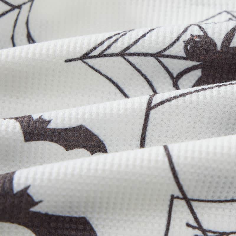 Set di 2 pezzi Baby Bat con stampa ragnatela a nido d'ape. - image 7