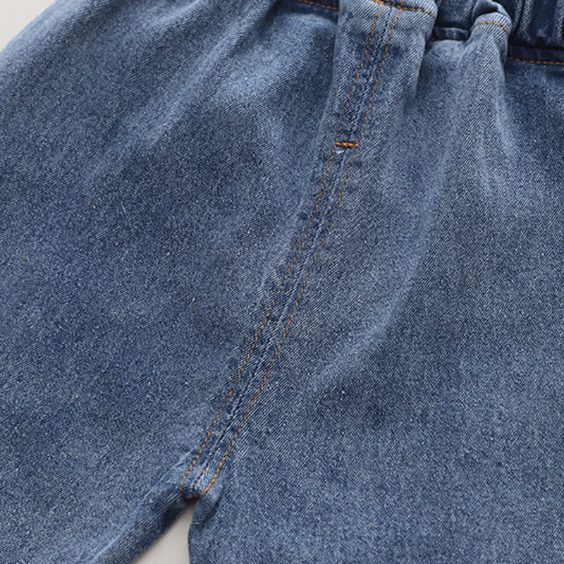 Completo in denim 3 pezzi per bambini con orsetto HUMAN MADE - image 22