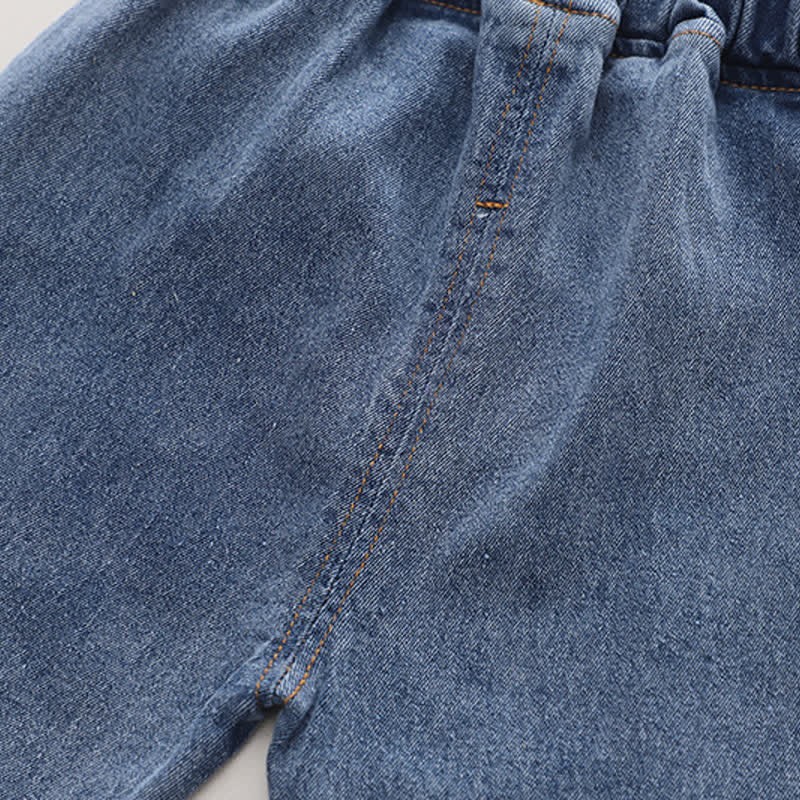 Completo in denim 3 pezzi per bambini con orsetto HUMAN MADE - image 22