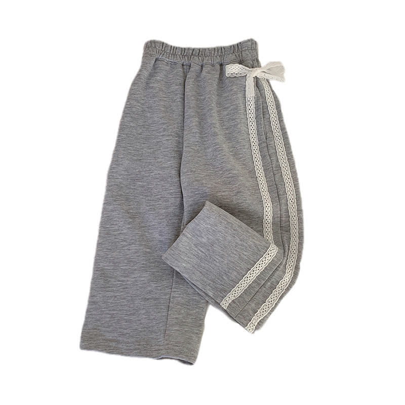Pantaloni larghi con fiocco per bambina - image 7