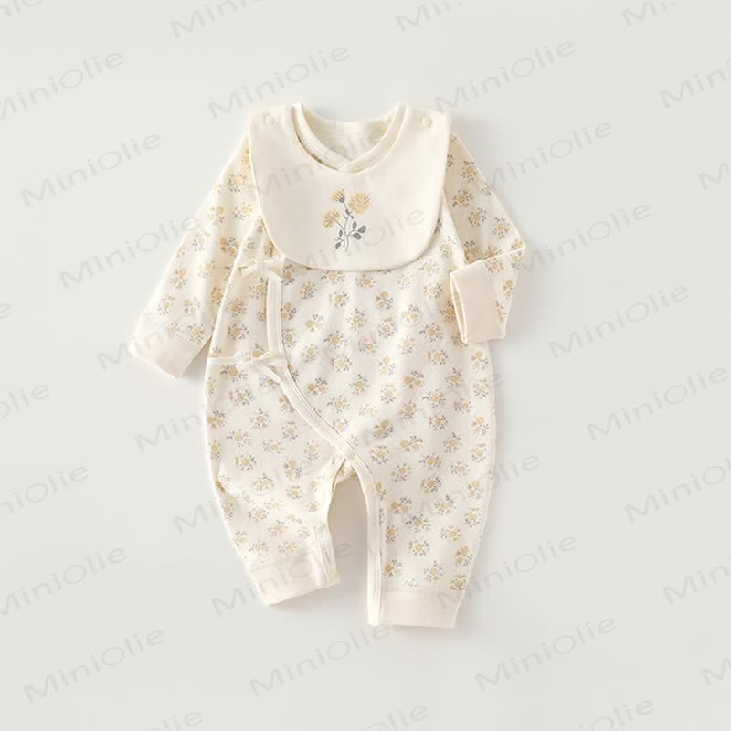 Tutina per neonato beige con stampa a cartoni animati - Girasole - 3-6 mesi - image 6