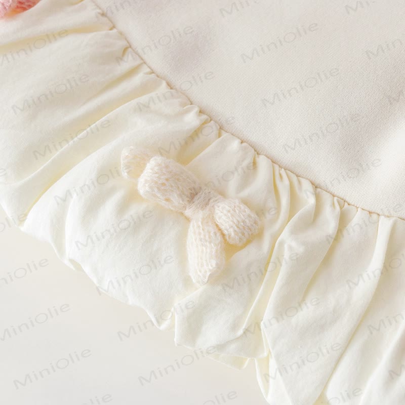 Gonna a forma di orsetto con fiocco e fodera in pile per bambina SURPRISE PARTY - image 8