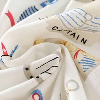 Set pigiama estivo per neonati "Capitano Gabbiano Bianco", composto da 2 pezzi. - image 5
