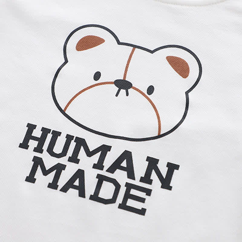 Completo in denim 3 pezzi per bambini con orsetto HUMAN MADE - image 15